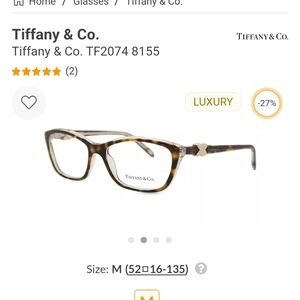 Tiffany & Co. Tortoiseshell Cat-Eye Glasses